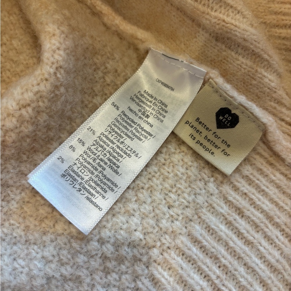 Madewell Cable Havener Pullover Sweater Size Small EUC - Picture 9 of 9